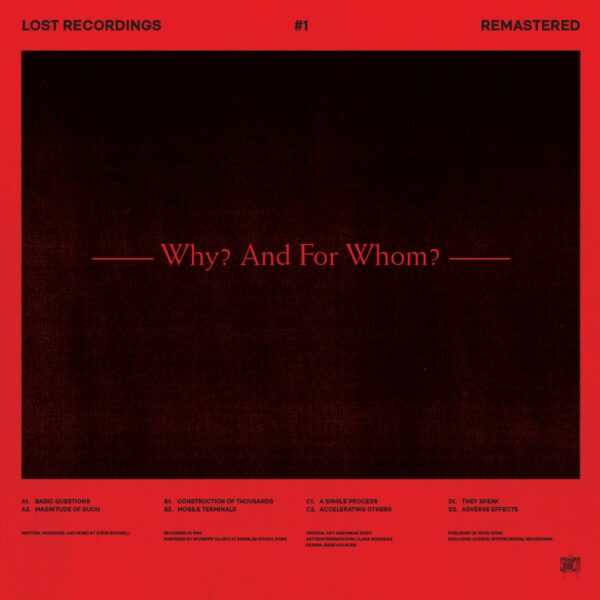 Lost Recordings #1 - Why? And For Whom? - Imagen 2